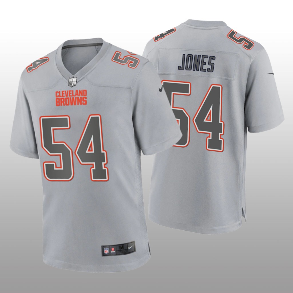 Cleveland Browns Deion Jones Gray Jersey Atmosphere Fashion Game - Men's