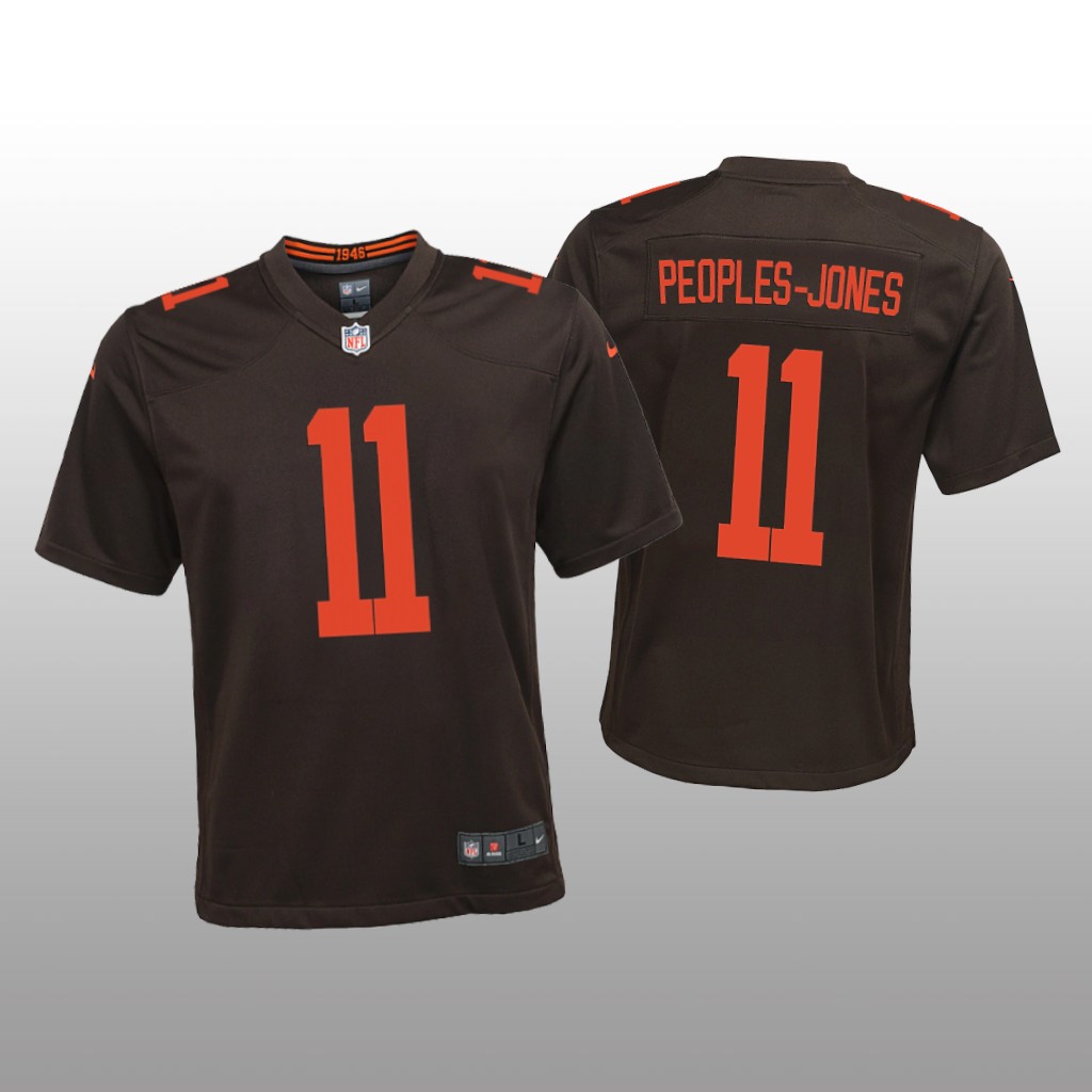 Cleveland Browns Donovan Peoples-Jones Brown Jersey Alternate Game - Youth