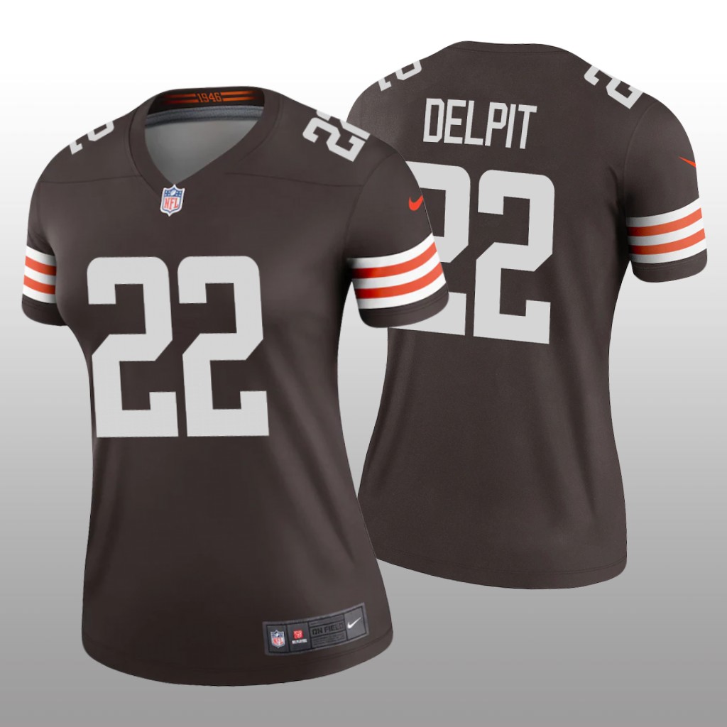 Cleveland Browns Grant Delpit Brown Jersey Legend - Women's