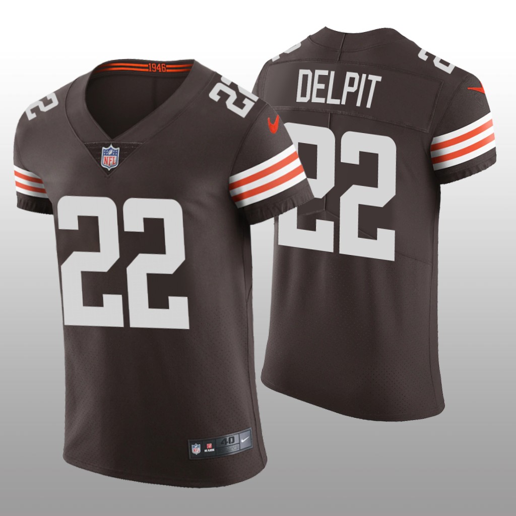 Cleveland Browns Grant Delpit Brown Jersey Vapor Elite Men's