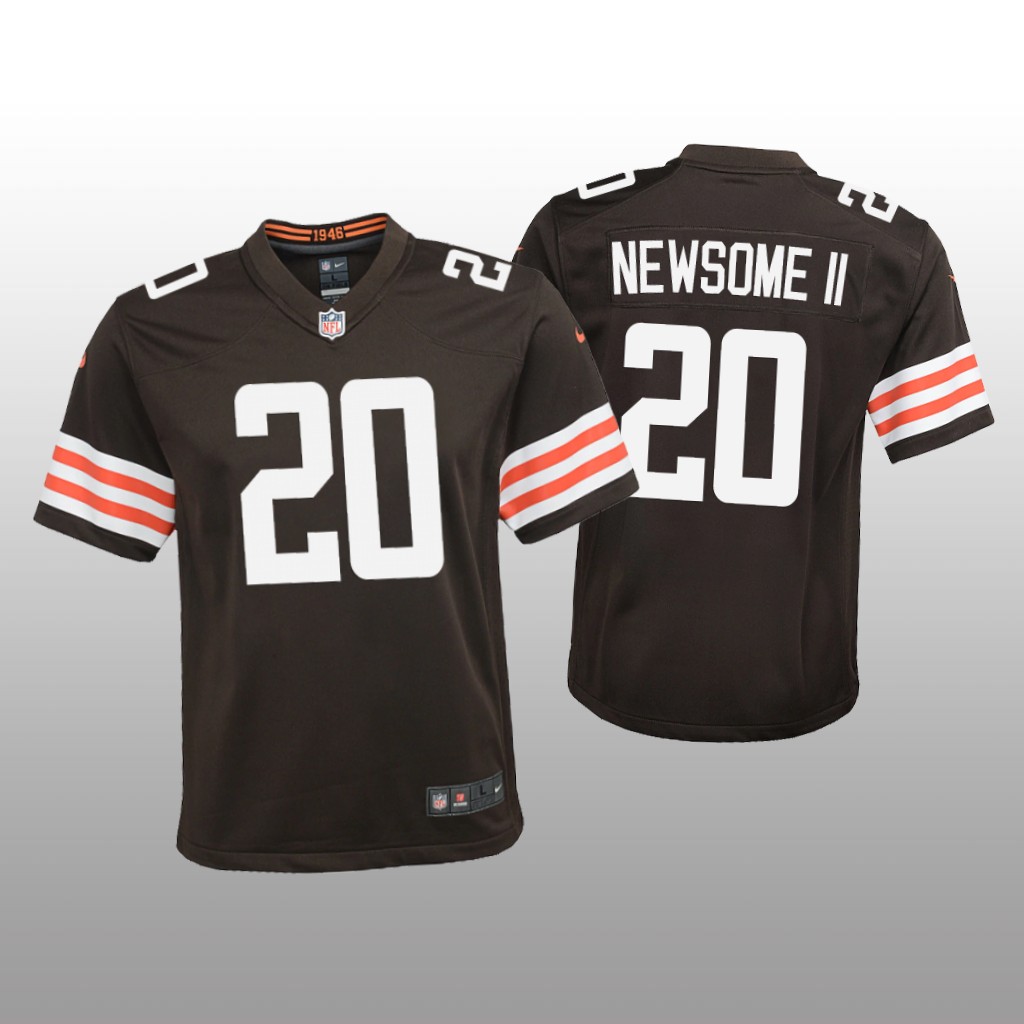 Cleveland Browns Greg Newsome II Brown Jersey Game - Youth