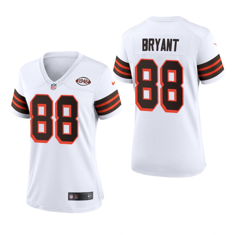 Cleveland Browns Harrison Bryant White Jersey 1946 Collection - Women's