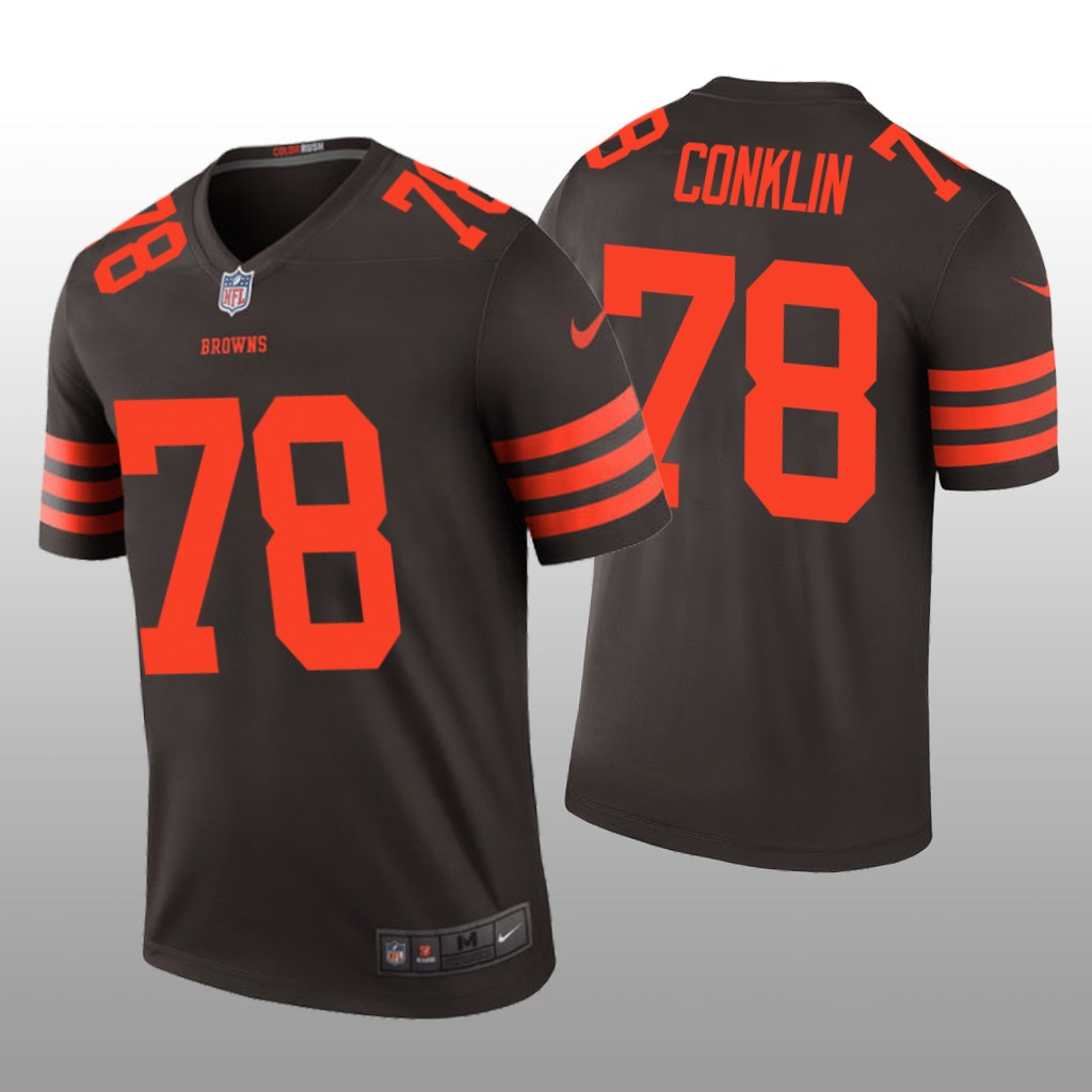 Cleveland Browns Jack Conklin Brown Jersey Color Rush Legend - Men's