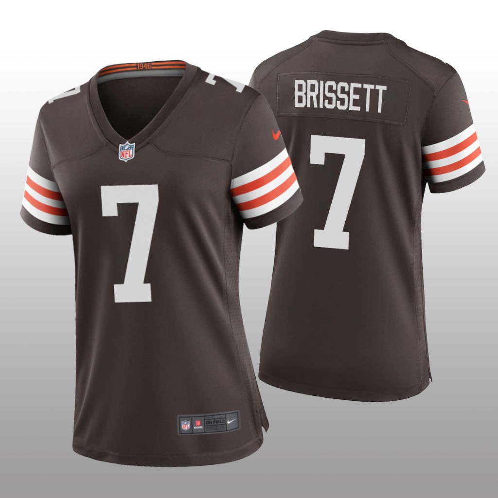 Cleveland Browns Jacoby Brissett Brown Jersey Game - Women's