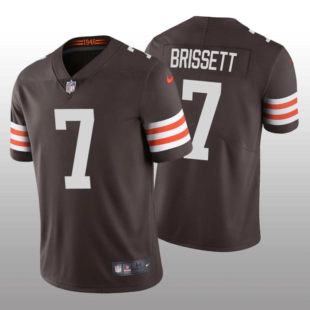 Cleveland Browns Jacoby Brissett Brown Jersey Vapor Limited - Men's