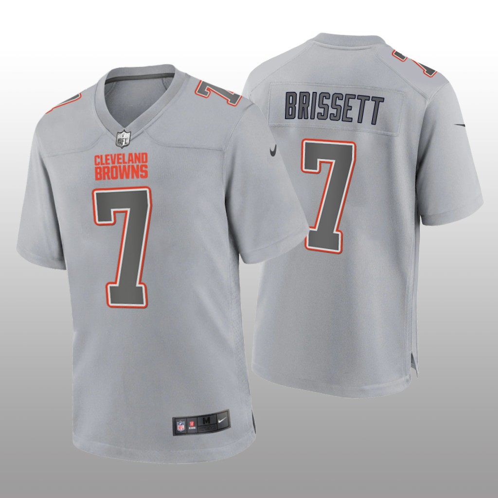Cleveland Browns Jacoby Brissett Gray Jersey Atmosphere Fashion Game - Men's