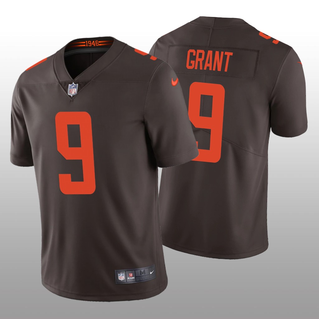 Cleveland Browns Jakeem Grant Brown Jersey Vapor Limited - Men's