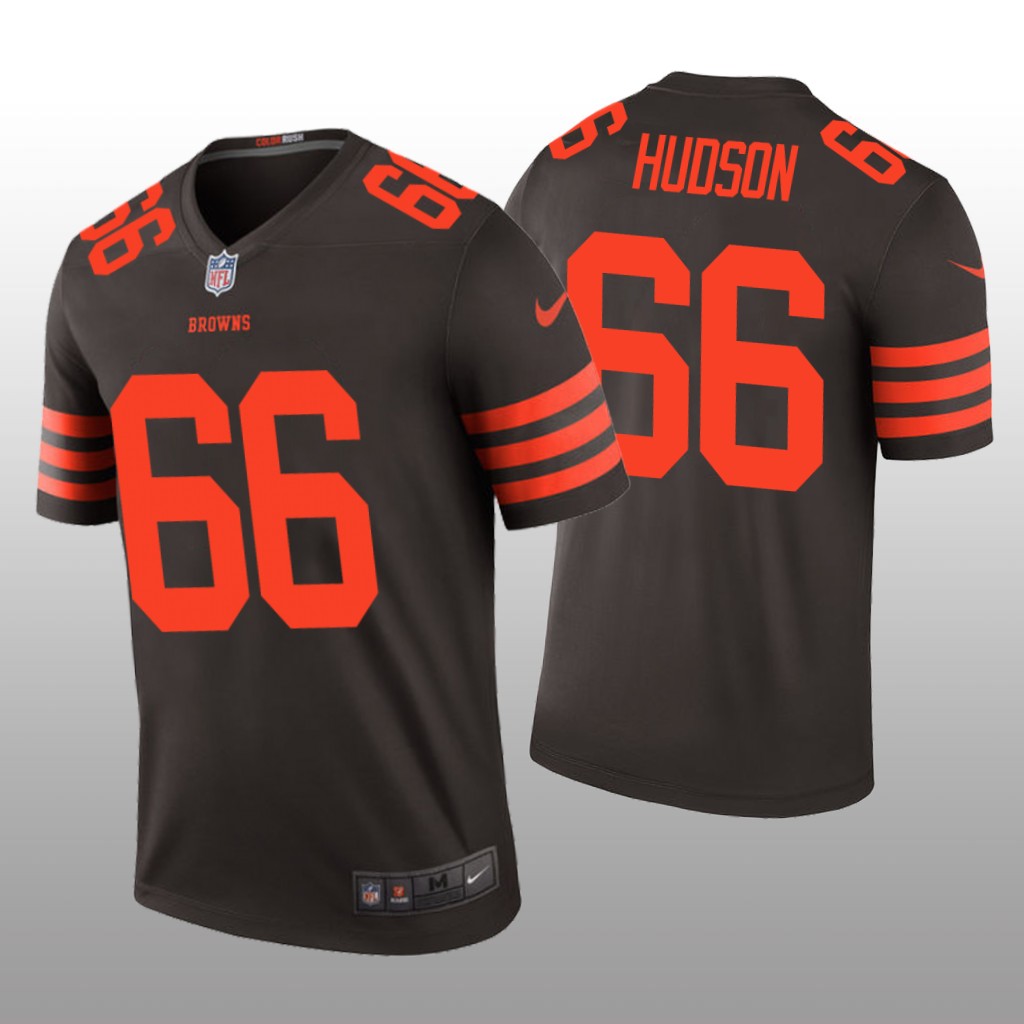 Cleveland Browns James Hudson Brown Jersey Color Rush Legend - Men's