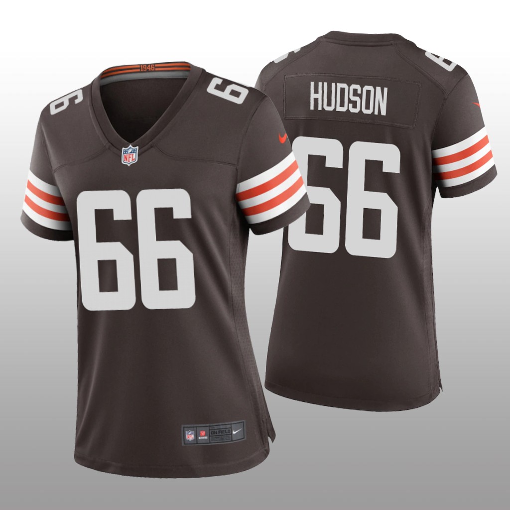 Cleveland Browns James Hudson Brown Jersey Game - Women's
