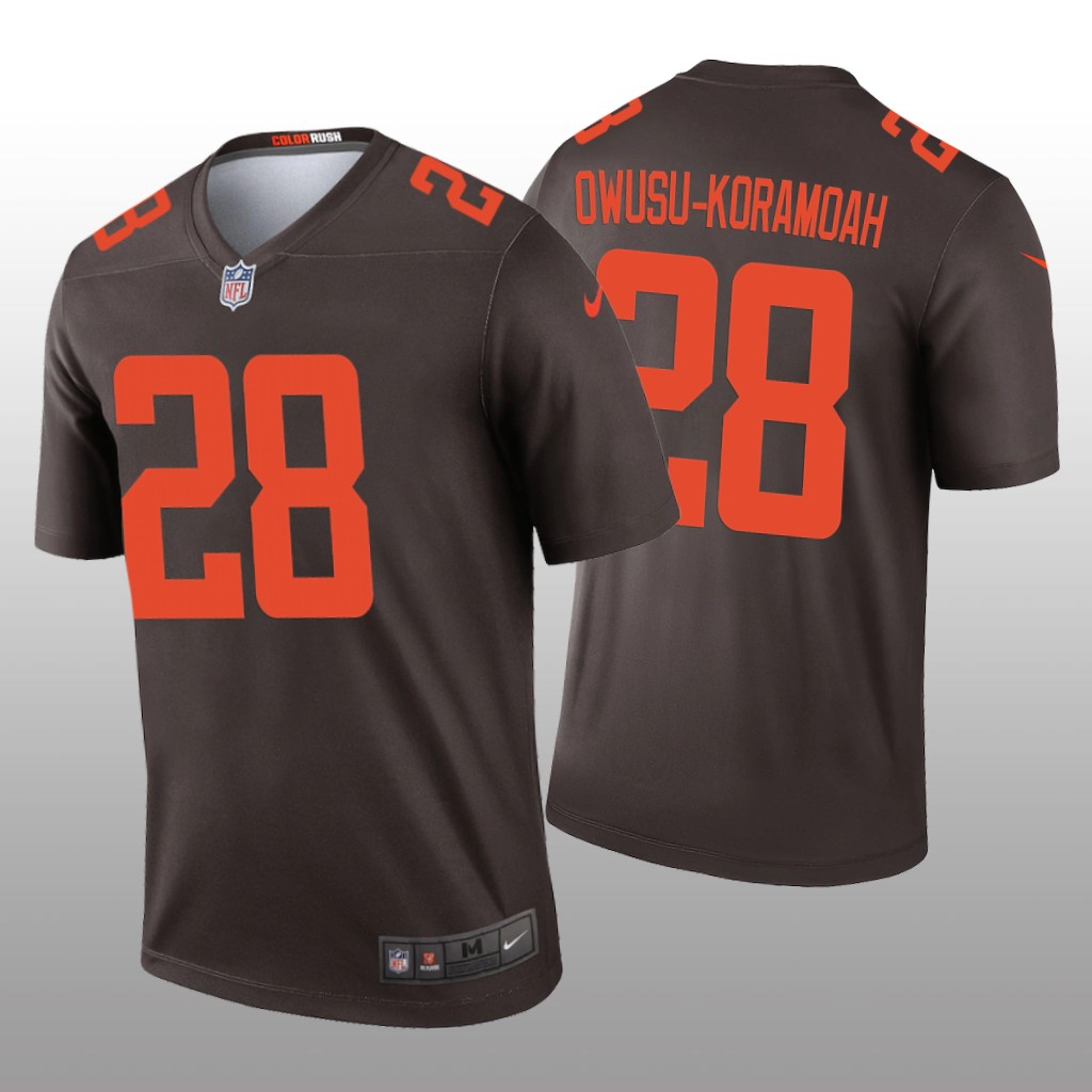 Cleveland Browns Jeremiah Owusu-Koramoah Brown Jersey Alternate Legend - Men's