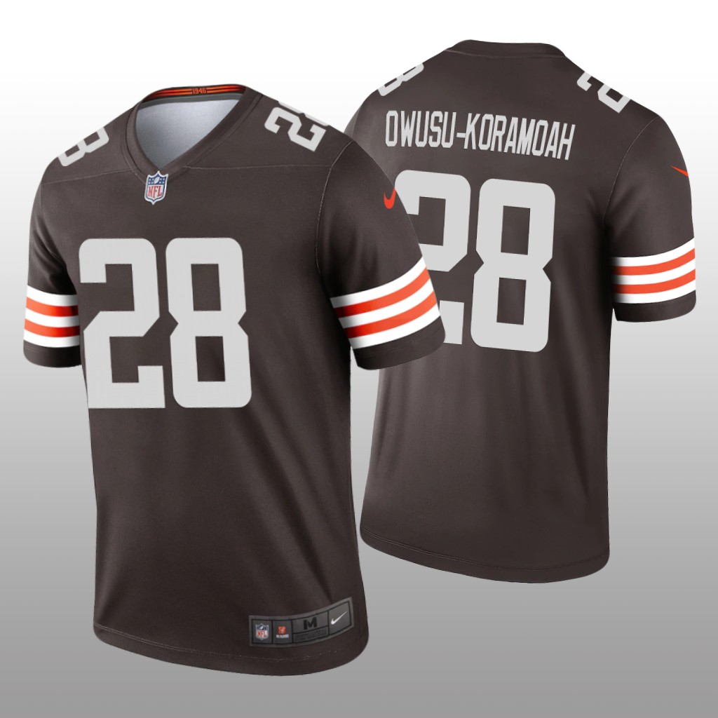Cleveland Browns Jeremiah Owusu-Koramoah Brown Jersey Legend - Men's