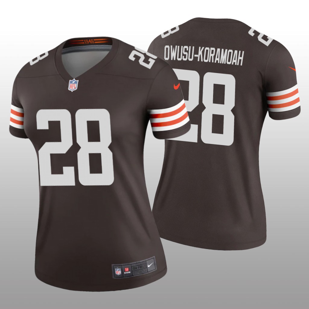 Cleveland Browns Jeremiah Owusu-Koramoah Brown Jersey Legend - Women's