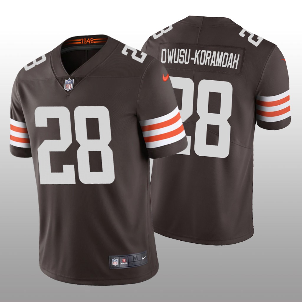 Cleveland Browns Jeremiah Owusu-Koramoah Brown Jersey Vapor Limited - Men's