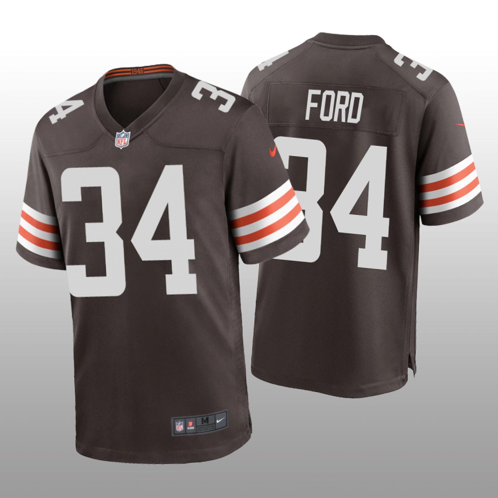 Cleveland Browns Jerome Ford Brown Jersey Game - Men's