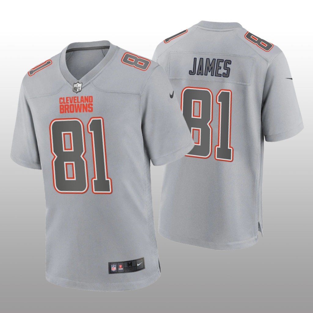 Cleveland Browns Jesse James Gray Jersey Atmosphere Fashion Game - Men's