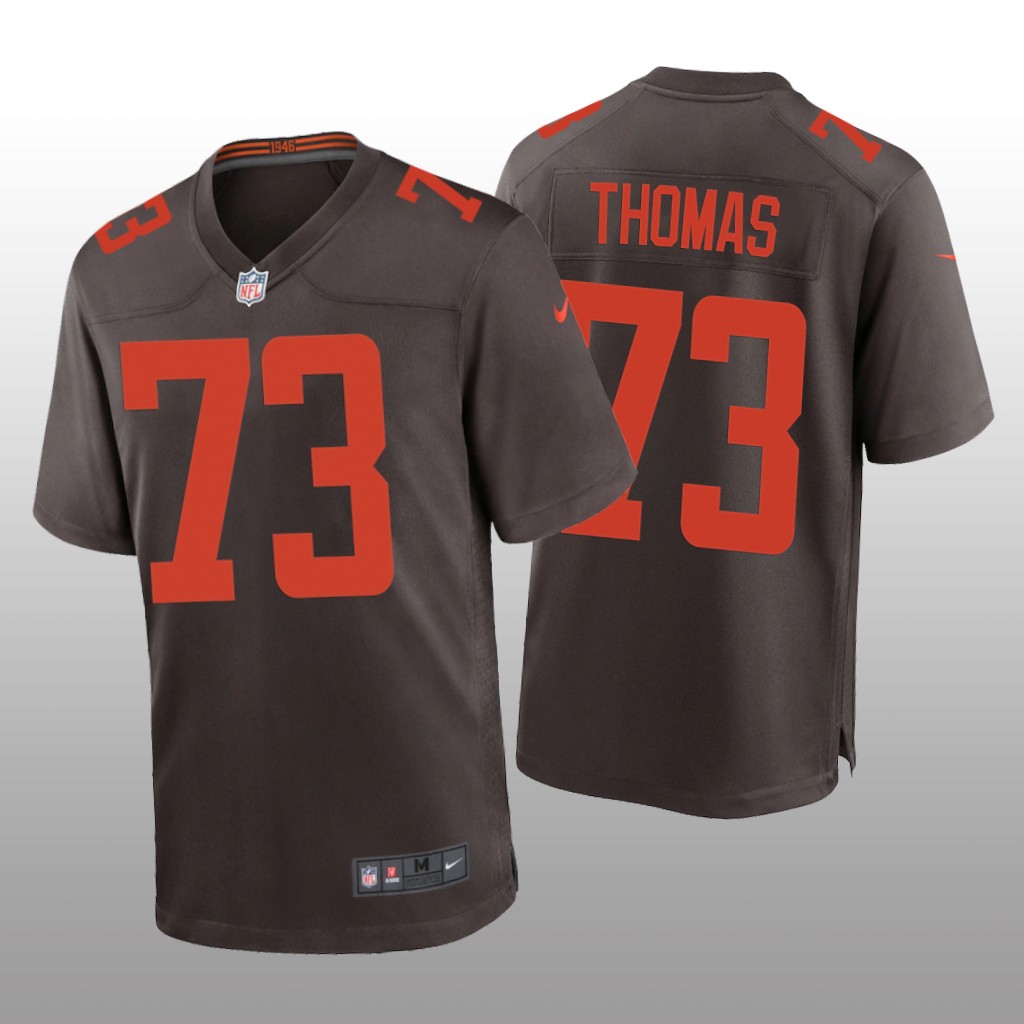 Cleveland Browns Joe Thomas Brown Jersey Alternate Game - Men's