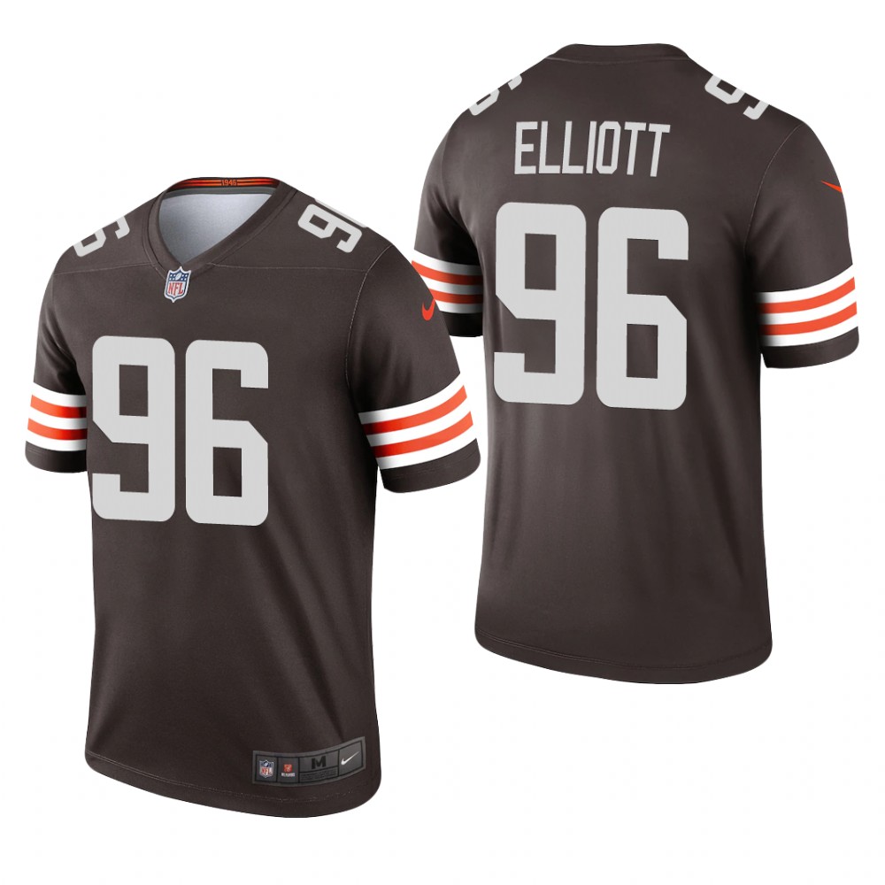 Cleveland Browns Jordan Elliott Brown Jersey Legend - Men's
