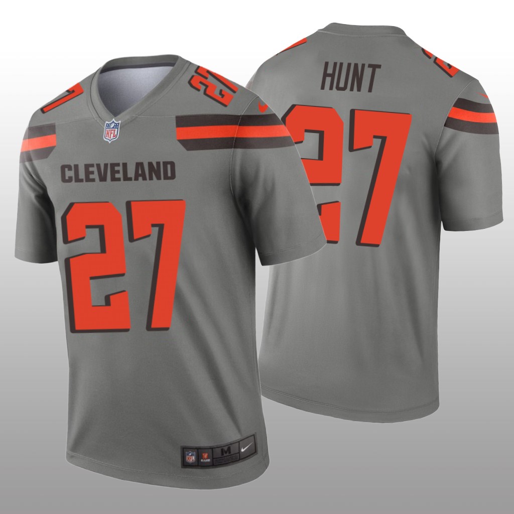 Cleveland Browns Kareem Hunt Brown Jersey Inverted Legend - Men's