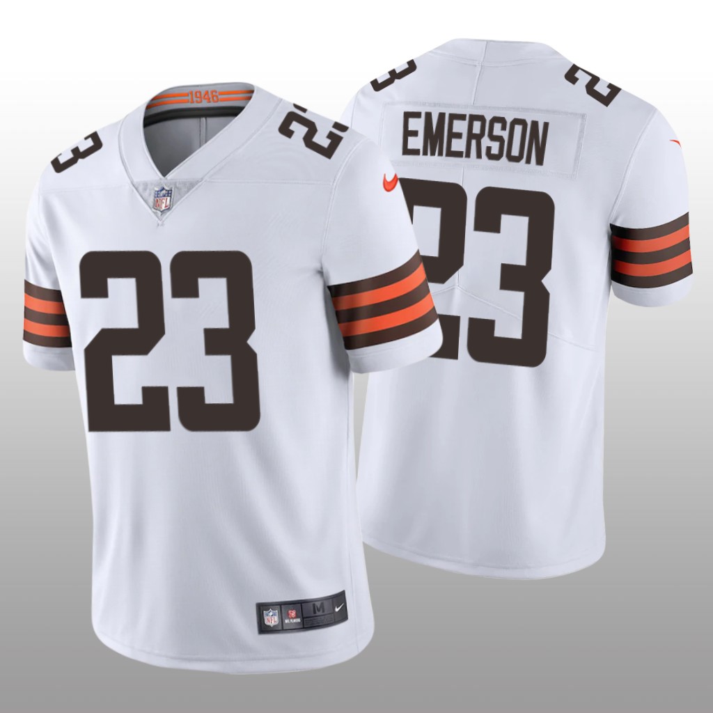 Cleveland Browns Martin Emerson White Jersey Vapor Limited Men's