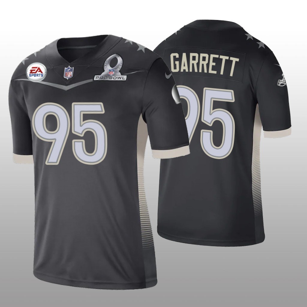 Cleveland Browns Myles Garrett Anthracite Jersey 2021 AFC Pro Bowl Game - Men's
