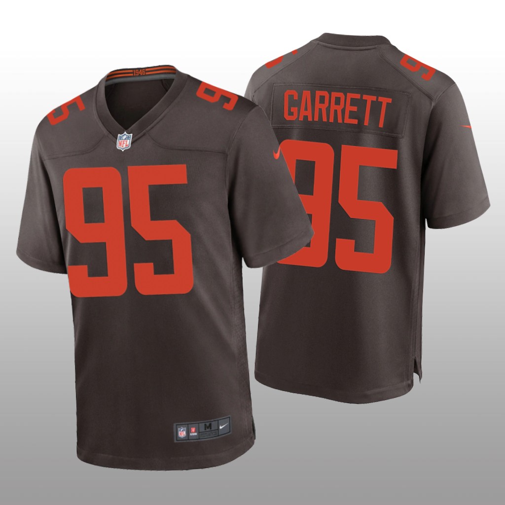 Cleveland Browns Myles Garrett Brown Jersey Alternate Game - Men's