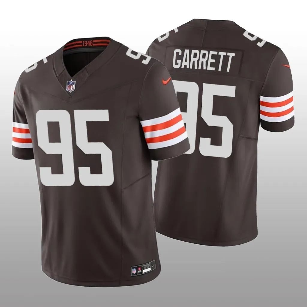 Cleveland Browns Myles Garrett Brown Jersey Vapor F.U.S.E. Limited - Men's