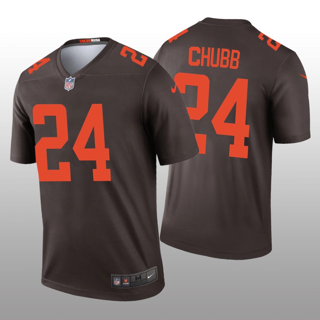 Cleveland Browns Nick Chubb Brown Jersey Alternate Legend - Men's