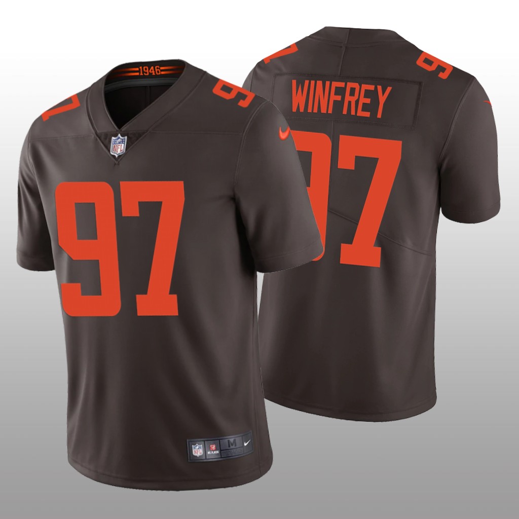 Cleveland Browns Perrion Winfrey Brown Jersey Vapor Limited - Men's