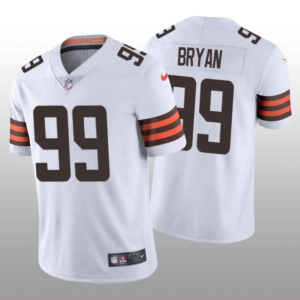Cleveland Browns Taven Bryan White Jersey Vapor Limited Vapor Limited - Men's