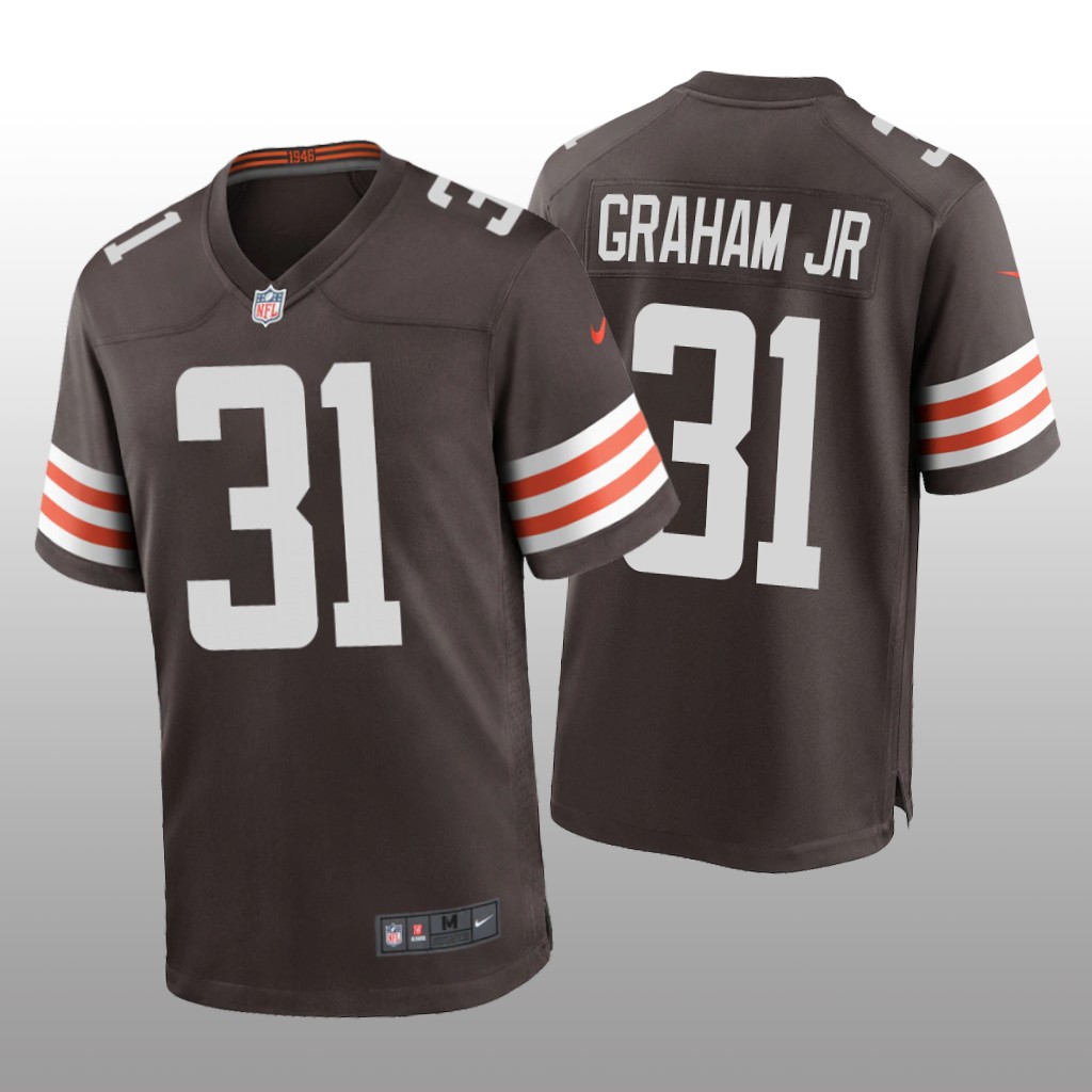 Cleveland Browns Thomas Graham Jr. Brown Jersey Game - Men's