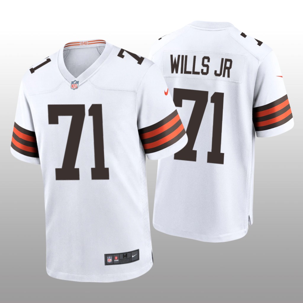 Cleveland Browns White 2020 NFL Draft Jedrick Wills Game Jersey