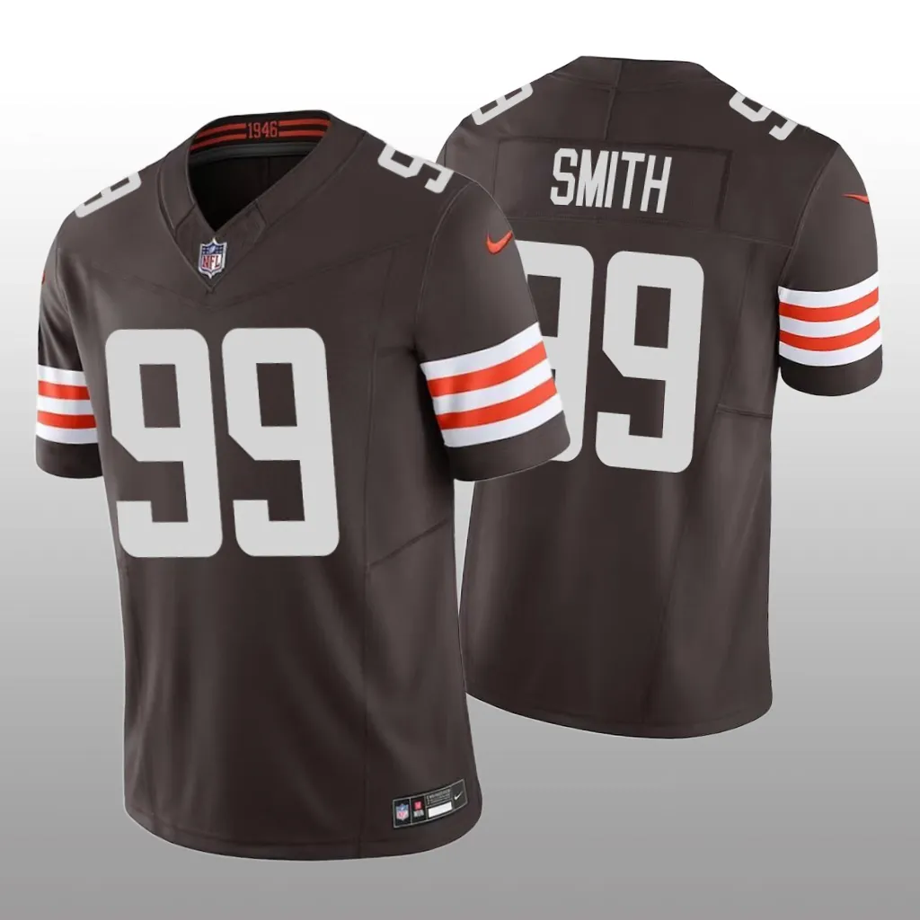 Cleveland Browns Za'Darius Smith Brown Jersey Vapor F.U.S.E. Limited - Men's