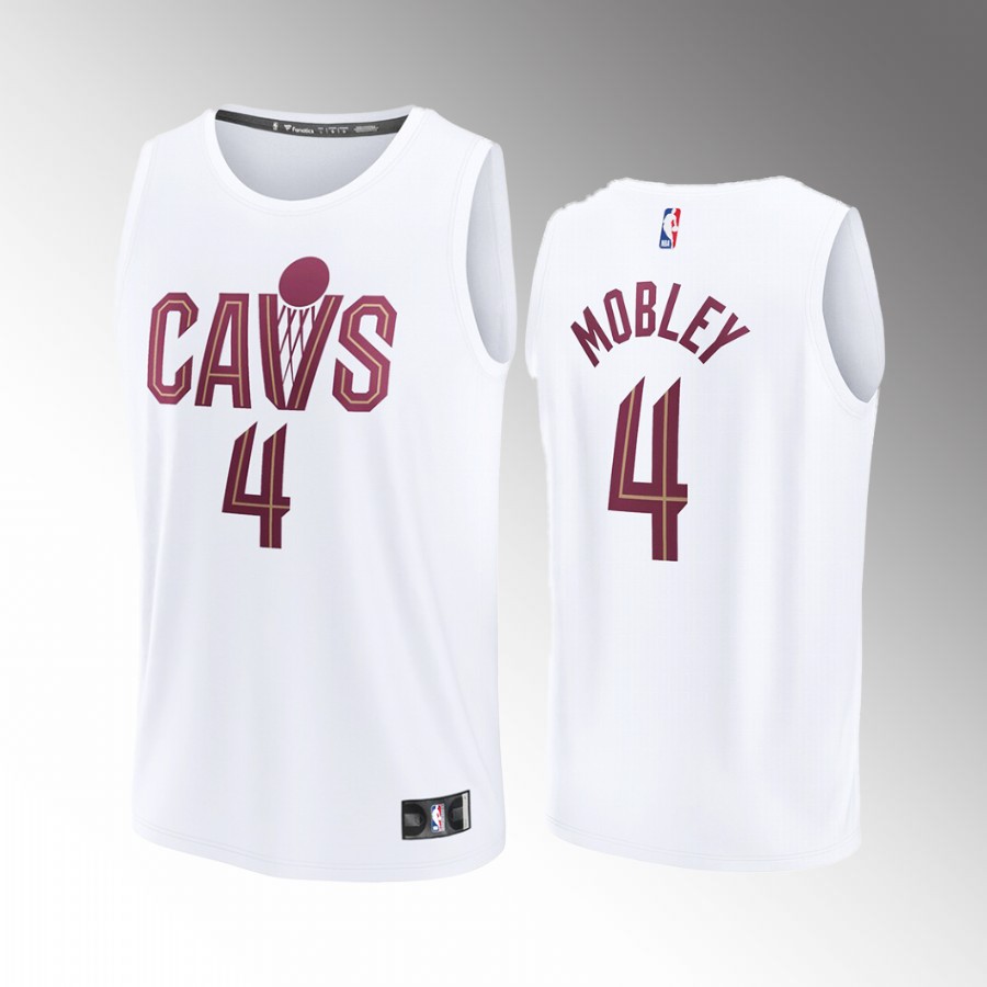Cleveland Cavaliers #4 Evan Mobley Association Edition Jersey Fast Break Player White