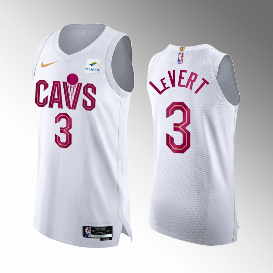 Cleveland Cavaliers Caris LeVert 2022-23 Association Edition White #3 Jersey
