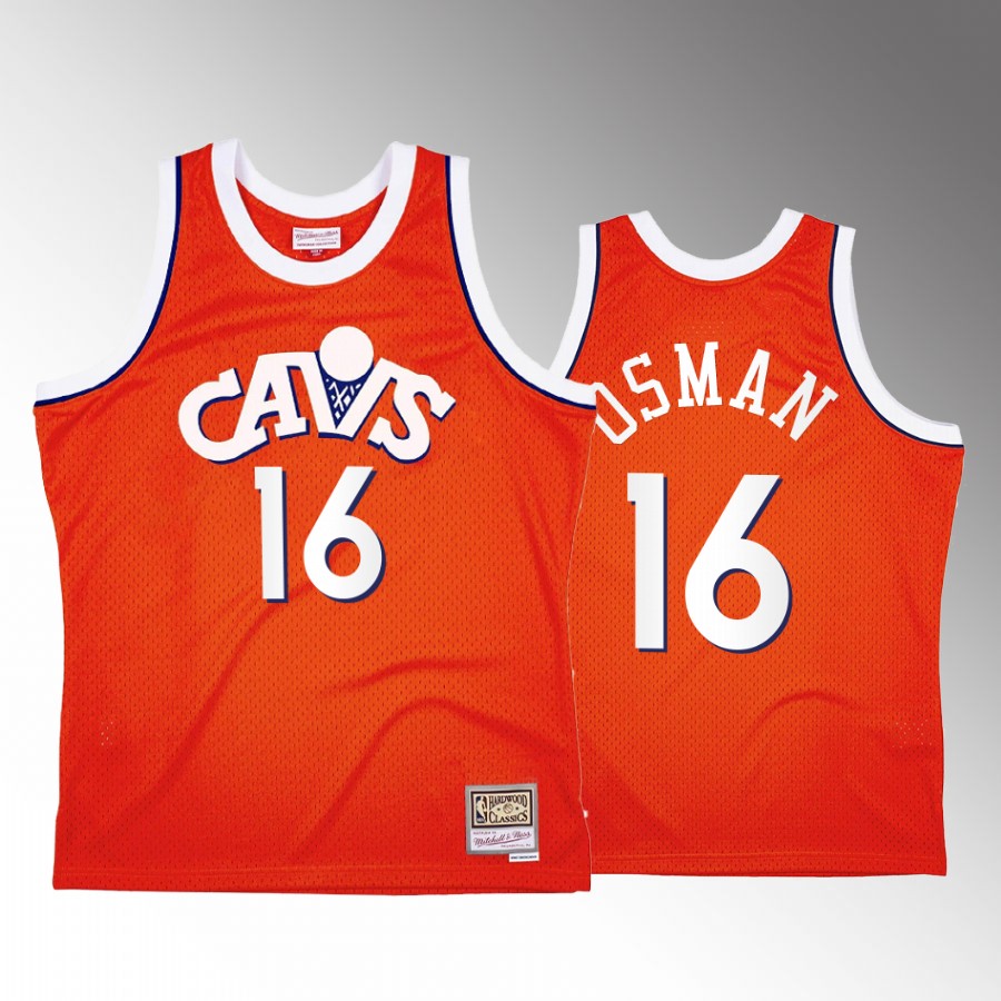 Cleveland Cavaliers Cedi Osman Red Throwback 90s Men Jersey Swingman