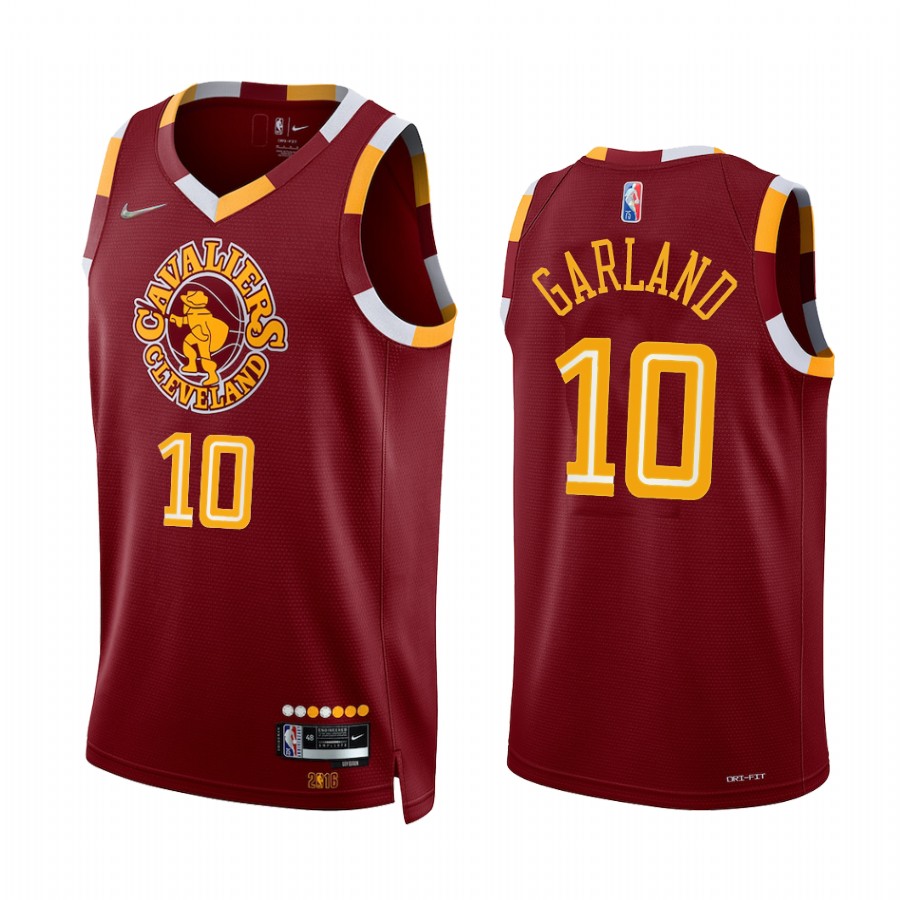 Cleveland Cavaliers Darius Garland 2021-22 Red City Edition Jersey Retro
