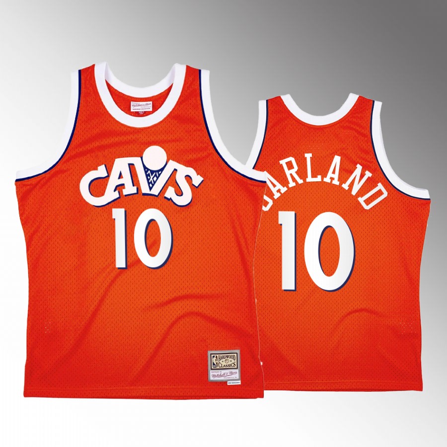 Cleveland Cavaliers Darius Garland Red Throwback 90s Men Jersey Swingman