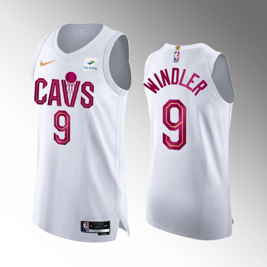 Cleveland Cavaliers Dylan Windler 2022-23 Association Edition White #9 Jersey