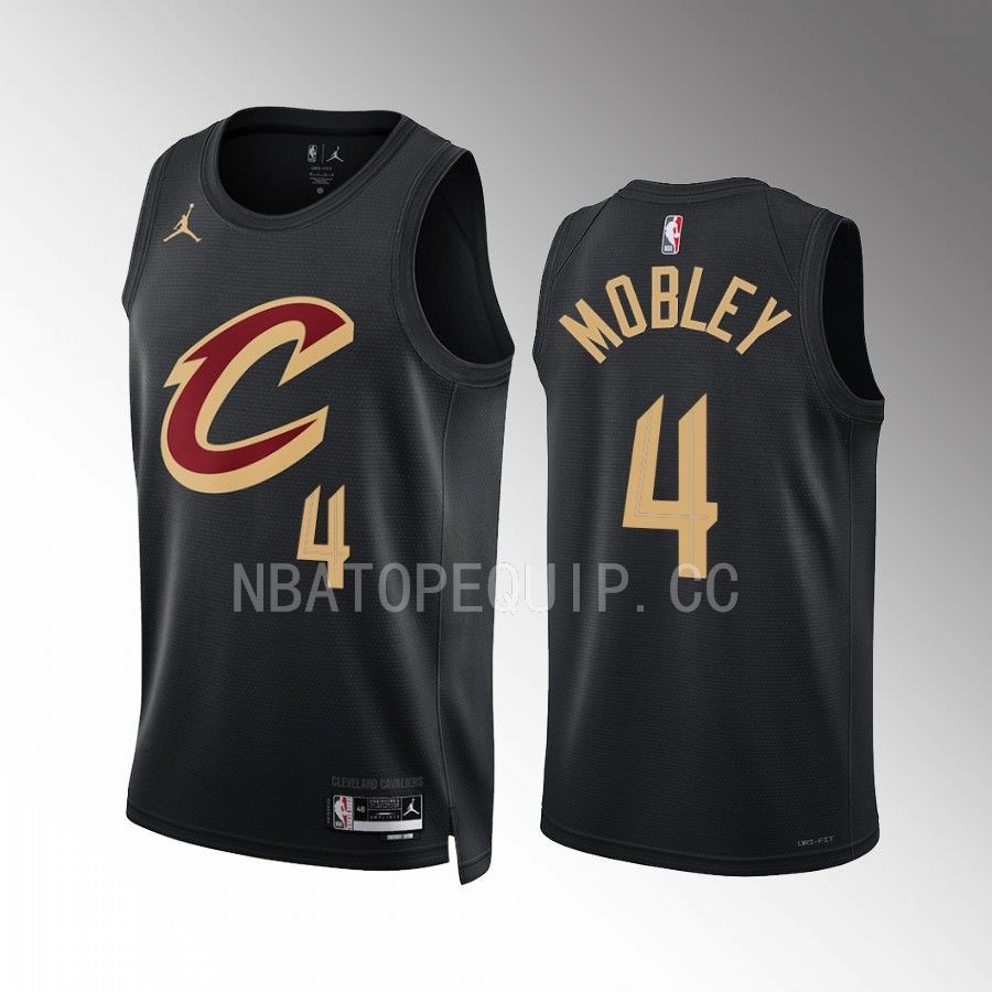Cleveland Cavaliers Evan Mobley #4 Statement Edition Black Jersey 2022-23 Swingman