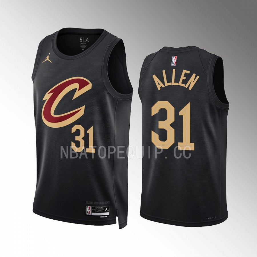 Cleveland Cavaliers Jarrett Allen #31 Statement Edition Black Jersey 2022-23 Swingman