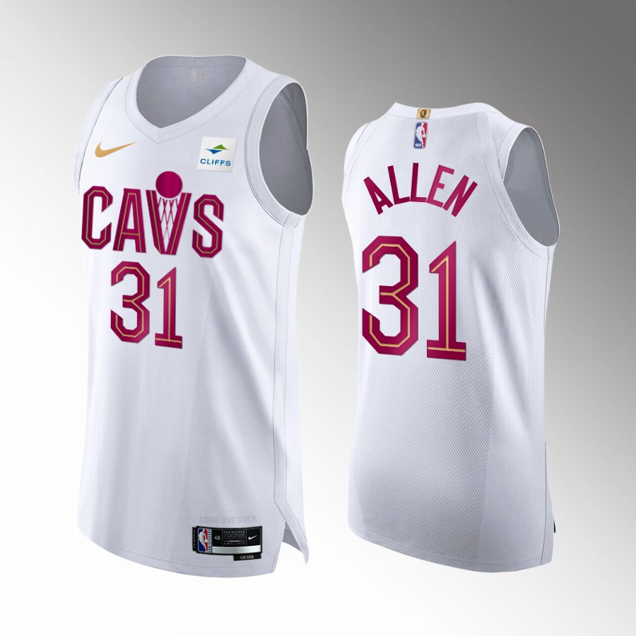Cleveland Cavaliers Jarrett Allen 2022-23 Association Edition White #31 Jersey