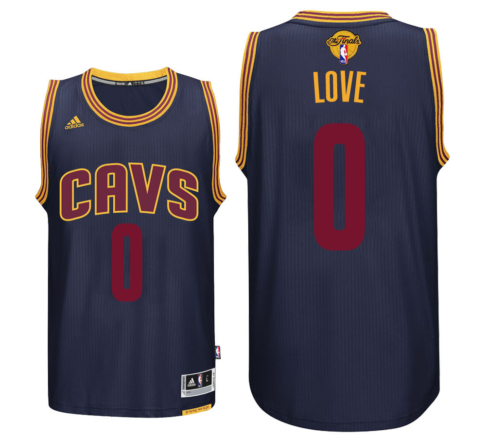 Cleveland Cavaliers Kevin Love Cleveland Cavaliers #0 Alternate Navy 2017 NBA The Final Games Jersey