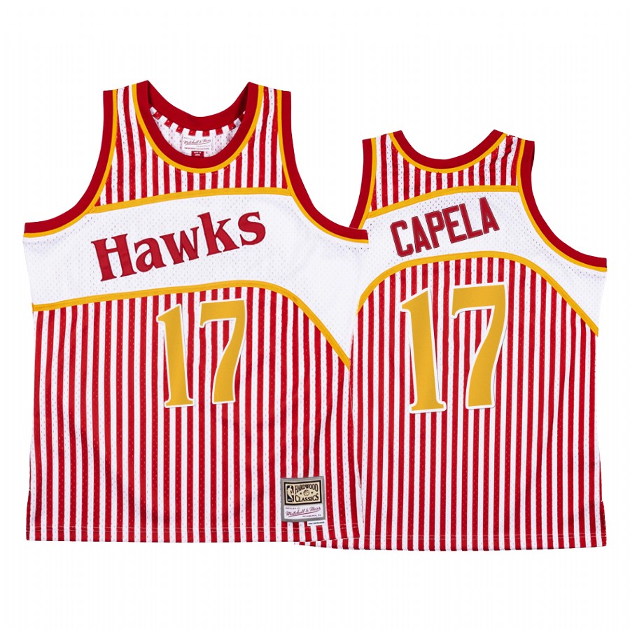 Clint Capela #17 Atlanta Hawks Red Stars and Stripes Jersey