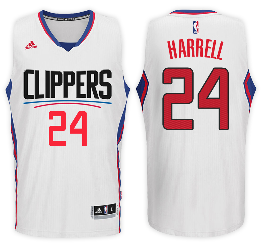 Clippers Male Montrezl Harrell #24 NBA Swingman Home White Jersey