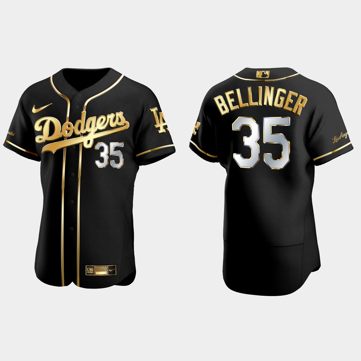 Cody Bellinger Los Angeles Dodgers 2021 Gold Program Golden Jersey - Black