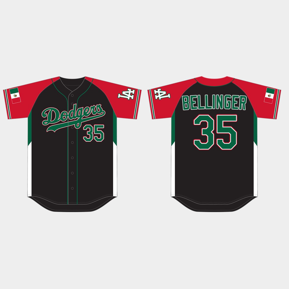 Cody Bellinger Los Angeles Dodgers 2021 Mexican Heritage Night Limited Jersey - Black