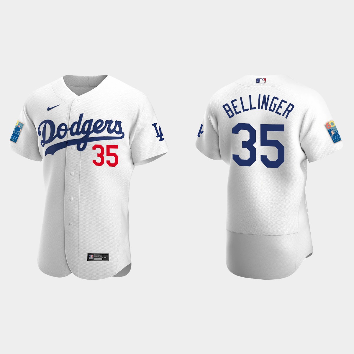 Cody Bellinger Los Angeles Dodgers 2022 Dodger Stadium 60th Anniversary Jersey - White
