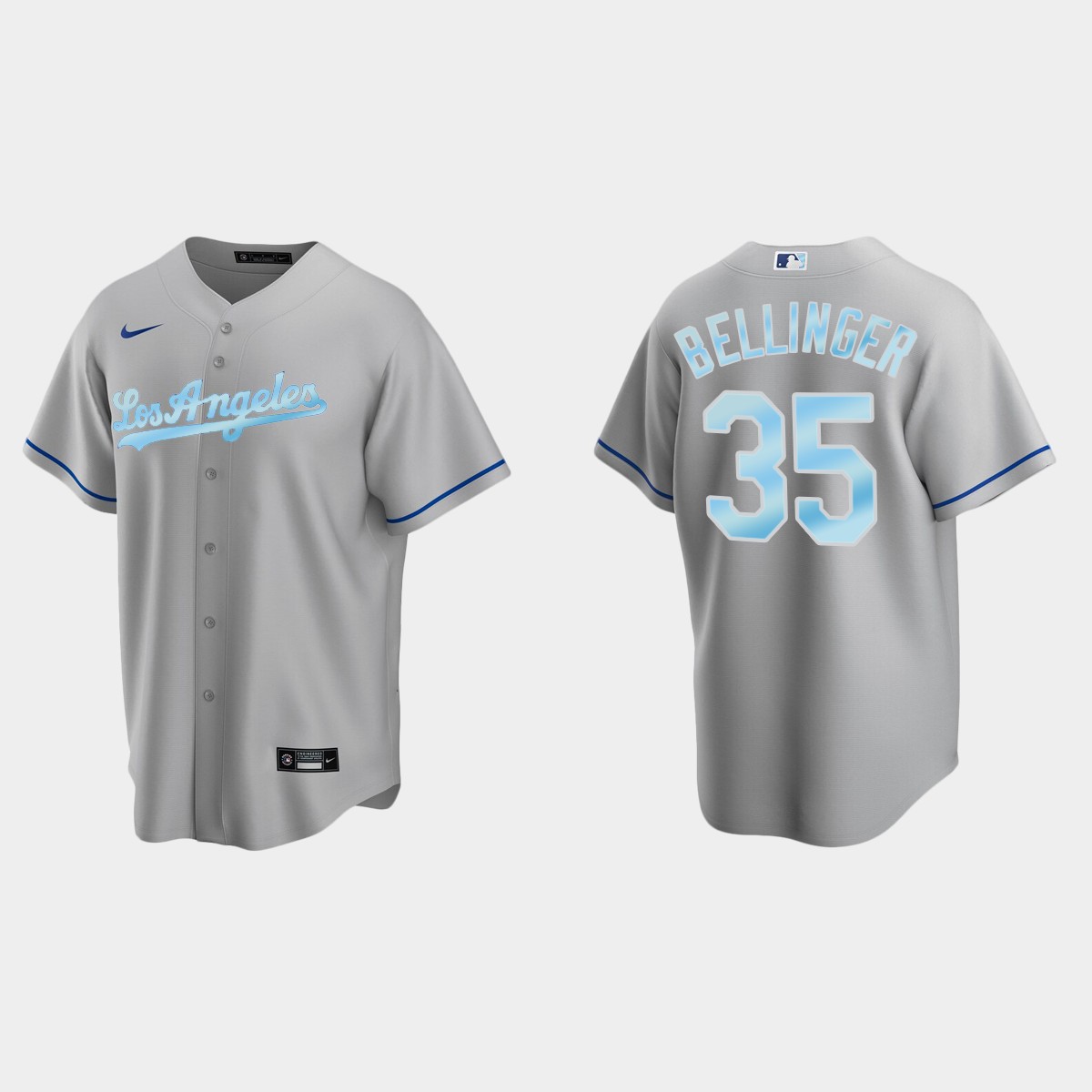 Cody Bellinger Los Angeles Dodgers 2022 Father's Day Gift Jersey - Gray