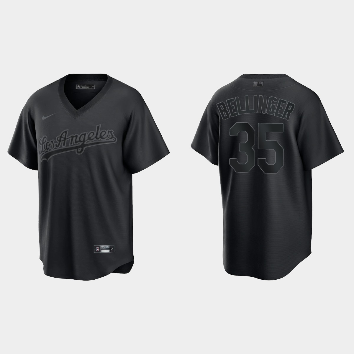 Cody Bellinger Los Angeles Dodgers Pitch Black Fashion Jersey - Black