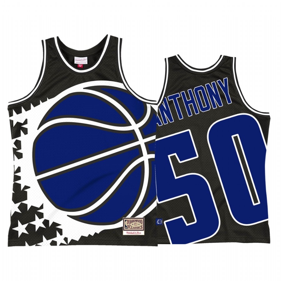 Cole Anthony Orlando Magic Black Big Face 2.0 Men's Jersey